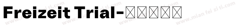 Freizeit Trial字体转换